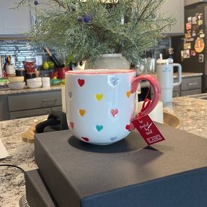 Large heart mug